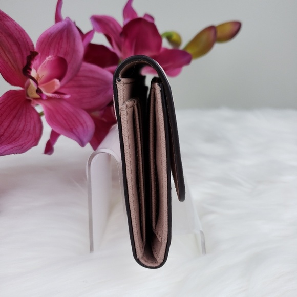 🌺NWT Michael Kors LG Trifold Wallet Blossom Pink - Picture 4 of 7